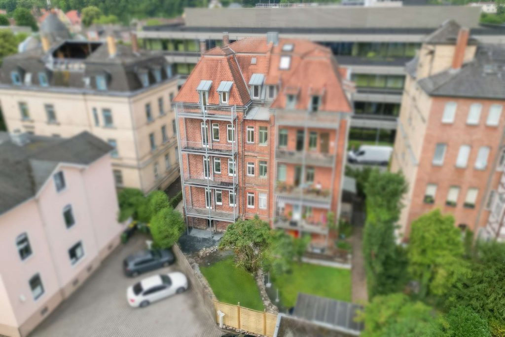 Luftaufnahme Balkone