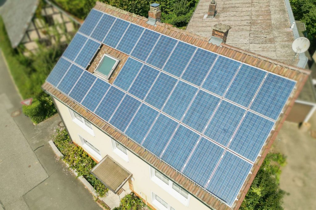 Detail Photovoltaikanlage