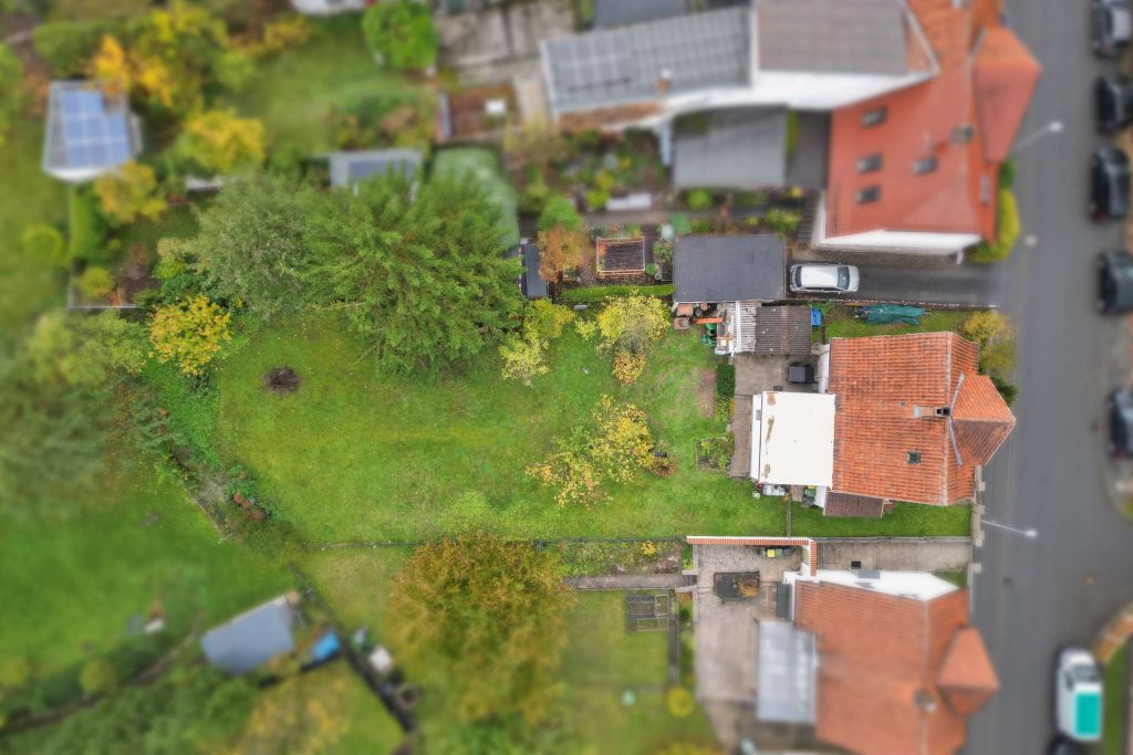 Luftbild Haus und Garten