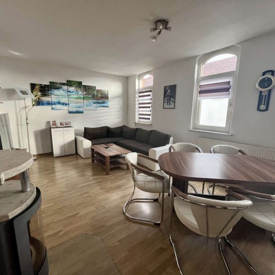 Wohnzimmer mit Schwedenofen