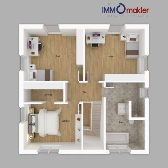 Grundriss Obergeschoss