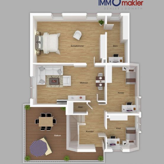 Grundriss Obergeschoss